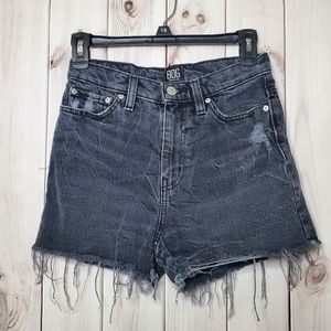 BDG Girlfriend High-Rise Black Shorts